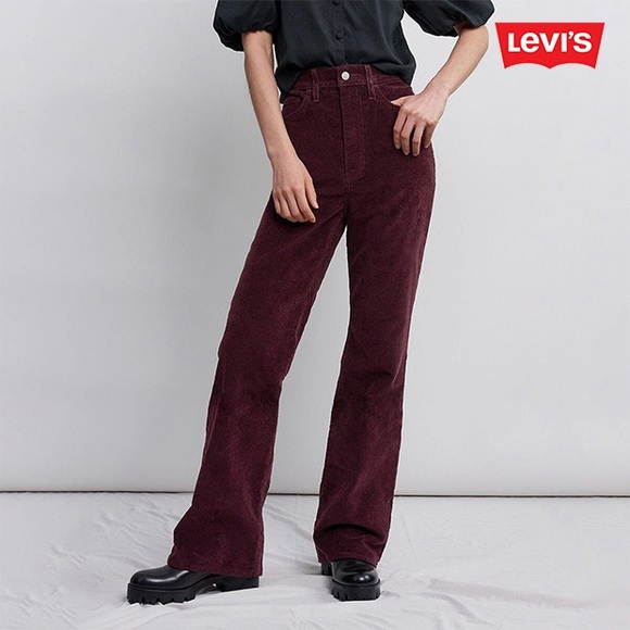 🆕 Levi's Ribcage Bootcut Boot Cut Corduroy Pants - Picture 2 of 14